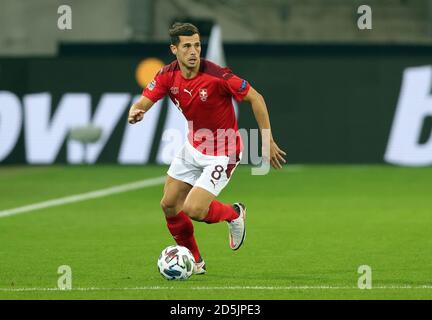 Cologne, Allemagne. 13 octobre 2020. Firo: 13.10.2020 football, Soccer: UEFA NATIONS LEAGUE, Landerspiel Nationalmannschaft Allemagne, GER - Suisse, SUI 3: 3 Remo FREULER, SUI, action individuelle | usage dans le monde crédit: dpa/Alamy Live News Banque D'Images