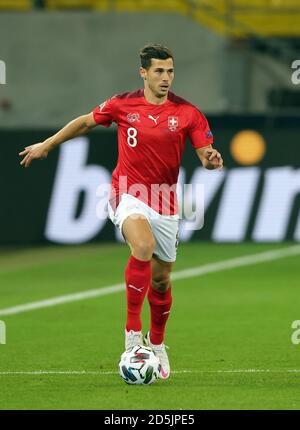 Cologne, Allemagne. 13 octobre 2020. Firo: 13.10.2020 football, Soccer: UEFA NATIONS LEAGUE, Landerspiel Nationalmannschaft Allemagne, GER - Suisse, SUI 3: 3 Remo FREULER, SUI, action individuelle | usage dans le monde crédit: dpa/Alamy Live News Banque D'Images