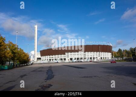 Stade olympique d'Helsinki Banque D'Images