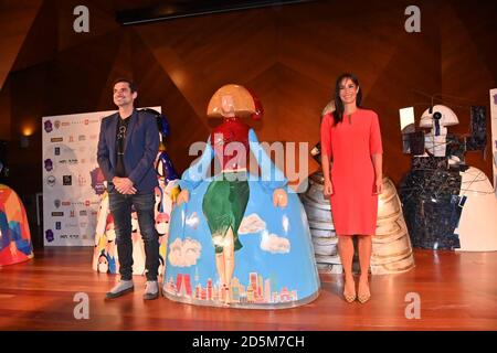 Madrid, Espagne. 14 octobre 2020. Begoña Villacis Durning Presentation Meninas Madrid Gallery Credit: CORCON PRESS/Alay Live News Banque D'Images