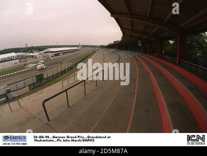 26-JUL-96 ..Grand Prix d'Allemagne. Tribune à Hockenheim Banque D'Images