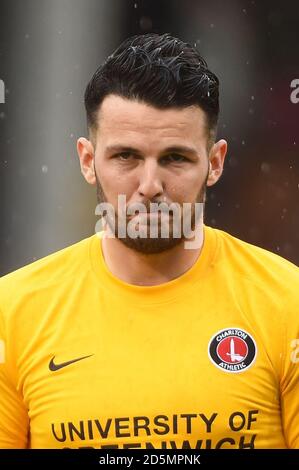 Stephen Henderson, gardien de but de Charlton Athletic Banque D'Images