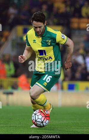 Matt Jarvis de Norwich City Banque D'Images