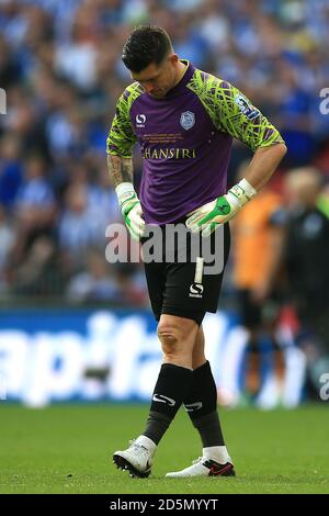 Le gardien de Sheffield Wednesday Keiren Westwood Banque D'Images