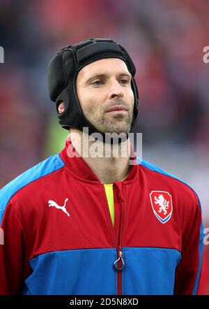 Petr Cech, gardien de but de la République tchèque Banque D'Images