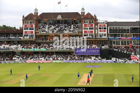 Jason Roy, en Angleterre, célèbre son siècle contre le Sri Lanka. Banque D'Images