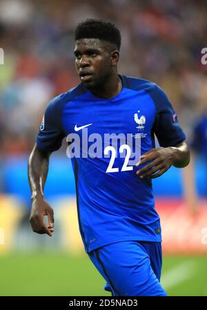 Samuel Umtiti, France Banque D'Images