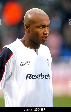 El-Hadji Diouf de Bolton Wanderers Banque D'Images