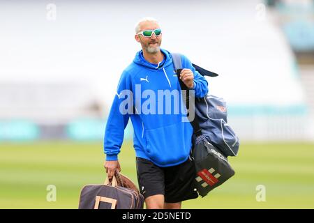 Jason Gillespie, entraîneur-chef du Yorkshire Banque D'Images