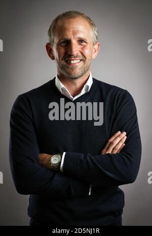 Paul Trollope, directeur municipal de Cardiff, pendant la fonction des responsables EFL Prenez des photos Banque D'Images