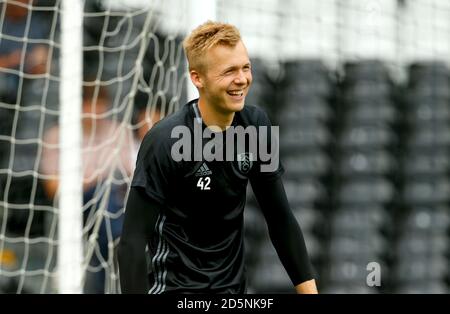 Gardien de but Marek Rodak, Fulham. Banque D'Images