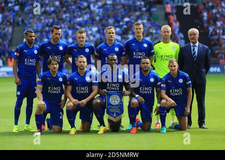 Photo de groupe de l'équipe de Leicester City Banque D'Images