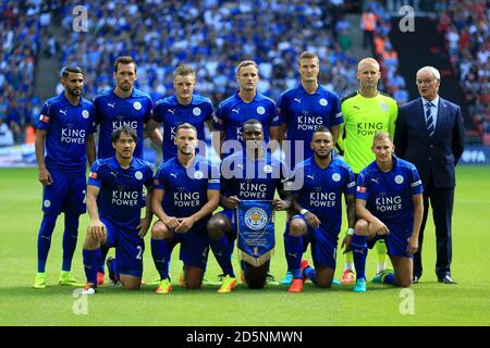 Photo de groupe de l'équipe de Leicester City Banque D'Images