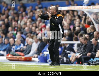 Walter Zenga, responsable de Wolverhampton Wanderers Banque D'Images