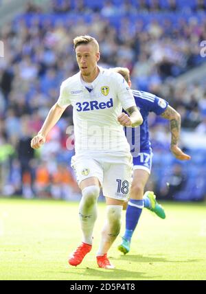 Pontus Jansson de Leeds United. Banque D'Images