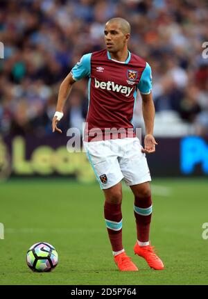 West Ham United's Sofiane Feghouli Banque D'Images