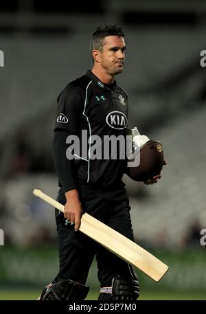 Kevin Pietersen de Surrey Banque D'Images