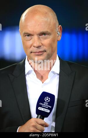 BT Sports Pundit Uwe Rosler Banque D'Images