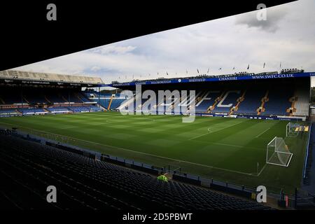 Vue générale sur le stade Hillsborough, stade de Sheffield mercredi Banque D'Images