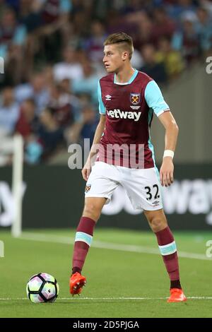 La Reece Burke de West Ham United Banque D'Images