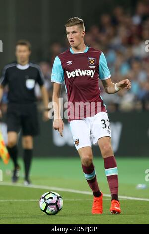 La Reece Burke de West Ham United Banque D'Images