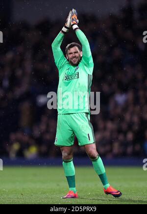 West Bromwich Albion gardien Ben Foster Banque D'Images