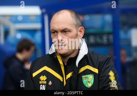 Norwich City manager Alex Neil Banque D'Images