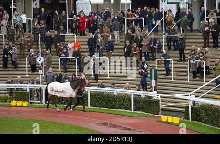 Balthazar King parading avant la poursuite du comté de Glenfarclas Cross Banque D'Images