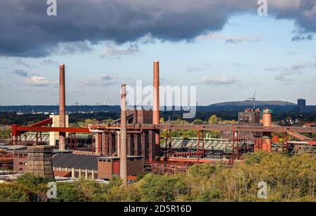 Essen, région de la Ruhr, Rhénanie-du-Nord-Westphalie, Allemagne - usine de cokage Zollverein à la Zeche Zollverein, classée au patrimoine mondial de l'UNESCO Zollverein. Banque D'Images