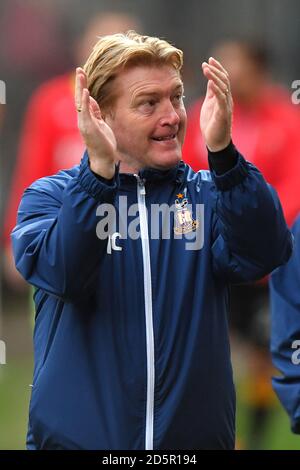 Bradford City manager Stuart McCall Banque D'Images