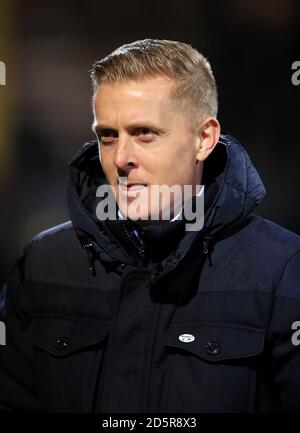 Garry Monk, directeur de Leeds United Banque D'Images