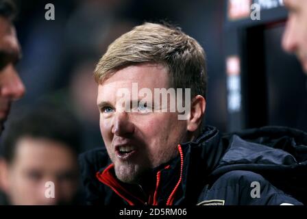 Eddie Howe, responsable de l'AFC Bournemouth pendant le match Banque D'Images