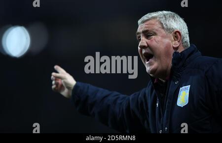 Steve Bruce, directeur de la Villa Aston Banque D'Images