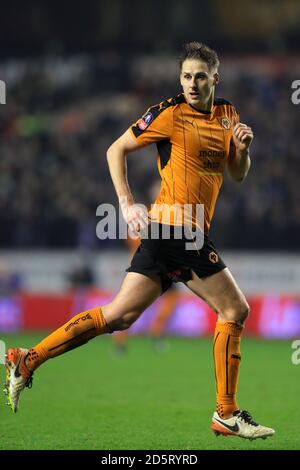 David Edwards de Wolverhampton Wanderers Banque D'Images