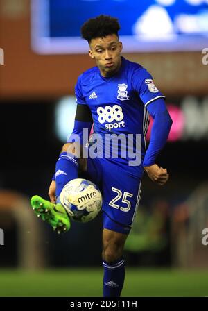 Josh Dacres-Cogley, Birmingham City Banque D'Images