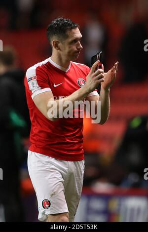 Andrew Crofts de Charlton Athletic Banque D'Images