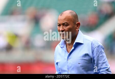 L'Angleterre l'entraîneur-chef Eddie Jones Banque D'Images