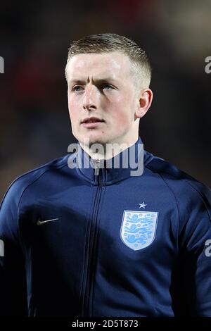 Alfie Mawson, Angleterre U21 Banque D'Images