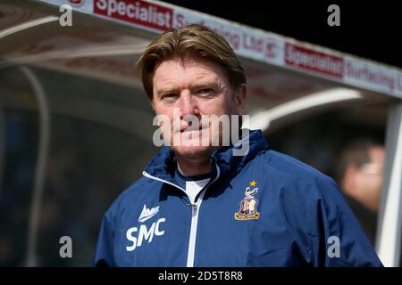 Stuart McCall, directeur de Bradford City Banque D'Images