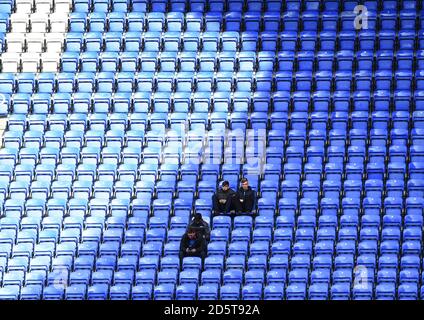 Vue générale des fans à l'intérieur du Madejski Stadium avant le jeu Banque D'Images