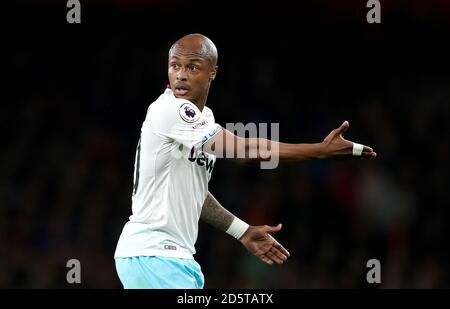 West Ham United's Andre Ayew Banque D'Images