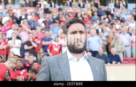 Lee Johnson, entraîneur-chef de Bristol City Banque D'Images