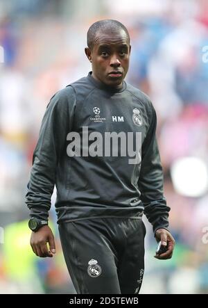 Real Madrid entraîneur assistant Hamidou Msaidie Banque D'Images