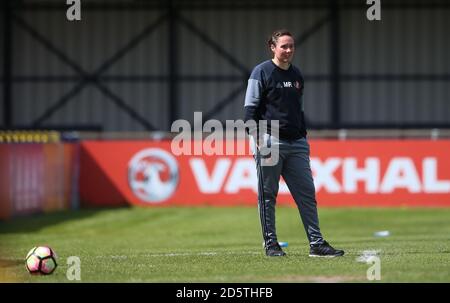 Sunderland AFC Dames Manager Melanie Reay Banque D'Images