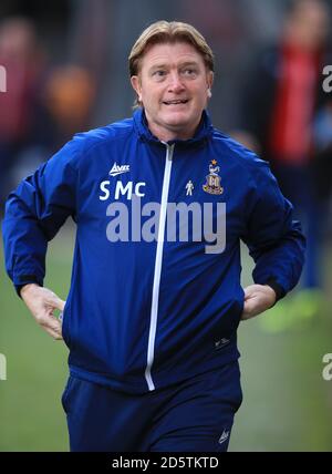 Stuart McCall, directeur de Bradford City Banque D'Images