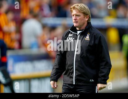 Stuart McCall, directeur de Bradford City Banque D'Images