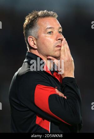 Doncaster Rovers' gestionnaire Darren Ferguson Banque D'Images