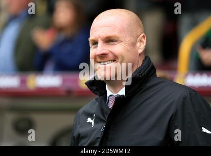 Sean Dyche, responsable de Burnley pendant le match Banque D'Images