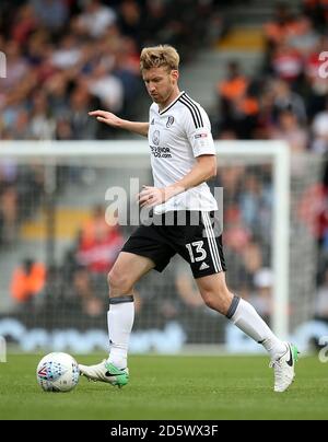 Tim Ream de Fulham en action Banque D'Images