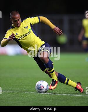 Gino Van Kessel d'Oxford United Banque D'Images